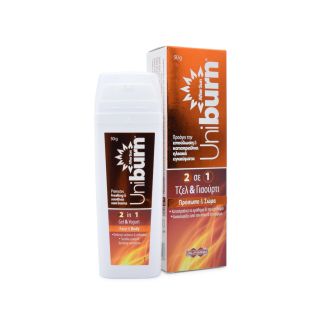 Uni-Pharma Uniburn After Sun 2 σε 1 Gel & Γιαούρτι 50gr