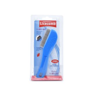 Euromed Licecomb Χτένα για Ψείρες Μπλέ 1 τμχ 5206977000196 