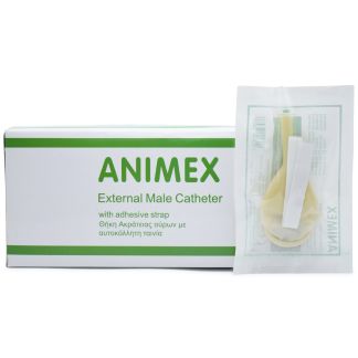 Animex Θήκη Ακράτειας Ούρων με Αυτοκόλλητη Ταινία Medium 25mm (ΔΑΝ 150-25) 1 τμχ