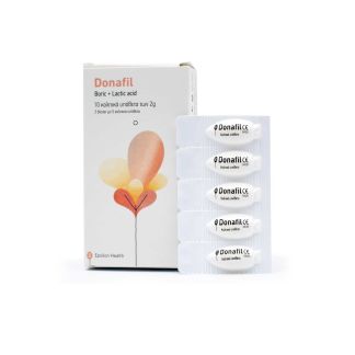 Epsilon Health Donafil Boric & Lactic acid 10 κολπικά υπόθετα των 2gr
