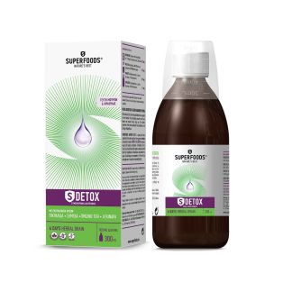Superfoods SDetox Φόρμουλα Για Αποτοξίνωση & Αδυνάτισμα 300ml