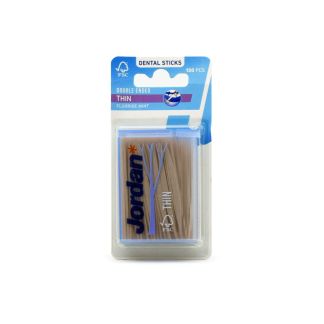 Jordan Sticks Double-ended Thin Fluor / Mint 100 οδοντογλυφίδες 
