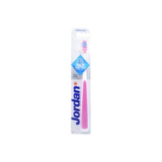 Jordan Οδοντόβουρτσα Shiny White Medium Ροζ 7038516170101