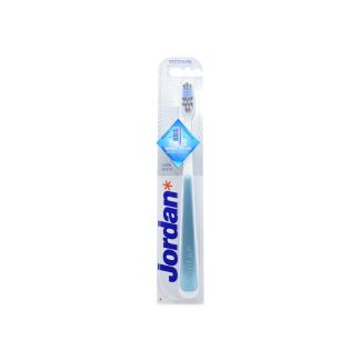 Jordan Οδοντόβουρτσα Shiny White Medium Γαλάζια 7038516170101