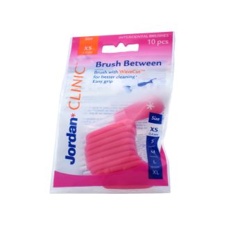 Jordan Clinic Brush Between Μεσοδόντια Βουρτσάκια Ροζ 0,4 10 τμχ