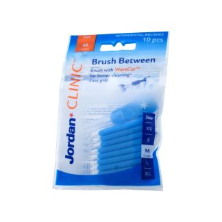 Jordan Clinic Brush Between Μεσοδόντια Βουρτσάκια Μπλέ 0,6mm 10 pcs 