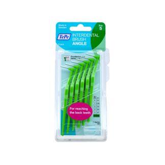 TePe Angle Μεσοδόντια Βουρτσάκια Size 5 0.8mm Πράσινο 6 τμχ