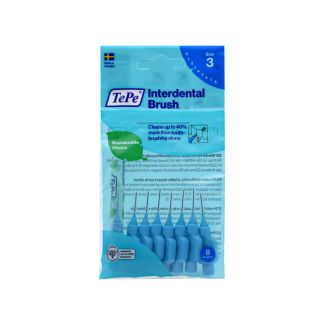 TePe Original Μεσοδόντια Βουρτσάκια Size 3 0.6mm Μπλε 8 τμχ