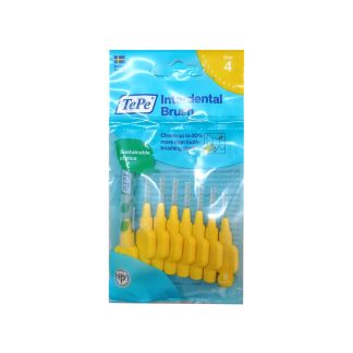 TePe Original Μεσοδόντια Βουρτσάκια Size 4 0.7mm Κίτρινο 8 τμχ
