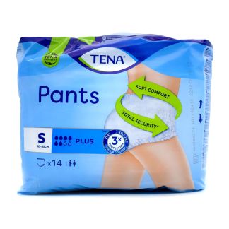 Tena Pants Plus Προστατευτικά Εσώρουχα Ακράτειας Small 14 τμχ