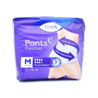 Tena Pants Plus Night Εσώρουχα Ακράτειας Medium 12 τμχ