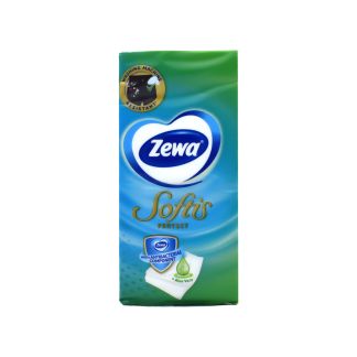 Zewa Softis Protect Χαρτομάντηλα 9 τμχ