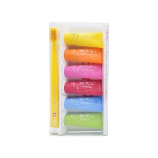 Curaprox Be You Οδοντόκρεμες 6 x 10ml & Οδοντόβουρτσα Ultra Soft 5460 Κίτρινη 7612412425673