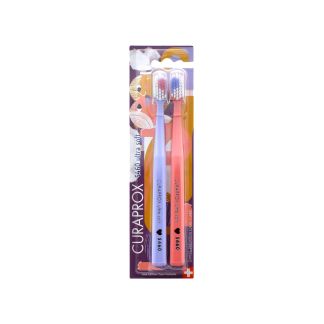 Curaprox Love Edition CS 5460 Ultra Soft Ροζ Ανοιχτό Μωβ  2 τμχ