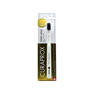 Curaprox Οδοντόβουρτσα CS 12460 Velvet Άσπρο Καφέ 7612412428964