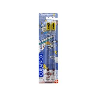 Curaprox Duo Hento Toto Edition CS 5460 Ultra Soft Διάφανο Κίτρινο 2 τμχ