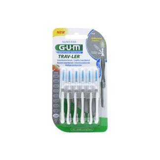 Sunstar Gum Trav-Ler Μεσοδόντια Βουρτσάκια 2.0mm Γκρι 6 τμχ