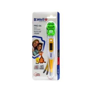 B.Well PRO-06 Flex Ψηφιακό Θερμόμετρο Πράσινος Βάτραχος  1 τμχ