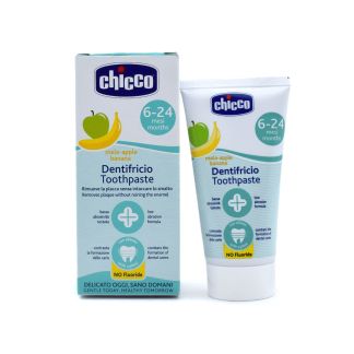 Chicco Οδοντόκρεμα Μήλο Μπανάνα Χωρίς Φθόριο από 6 μηνών 50ml 