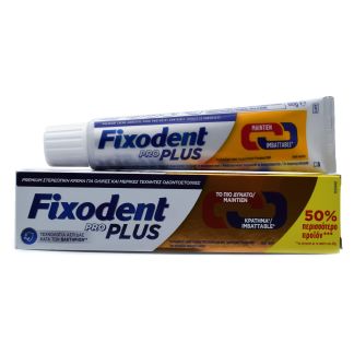 Fixodent Pro Plus Best Hold Στερεωτική Κρέμα Τεχνητής Οδοντοστοιχίας 60g