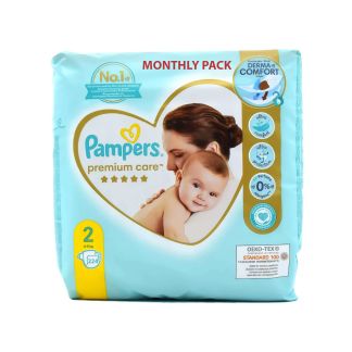 Pampers Premium Care No2 από 4 έως 8kg 224 τμχ