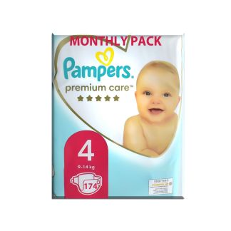 Pampers Premium Care N04 από 9 έως14kg 174 τμχ