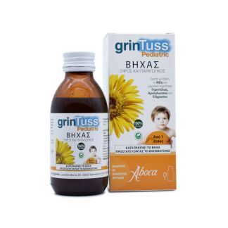 Aboca Grintuss Pediatric Παιδικό Σιρόπι Για Ξηρό & Παραγωγικό Βήχα 180gr