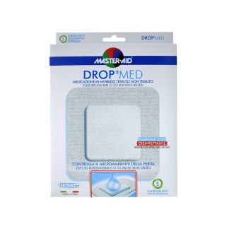 Master Aid Drop Med Αυτοκόλλητες Γάζες 12,5x12.5cm 5 τμχ