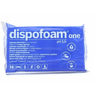 Dispofoam one Ph 5.5 Σφουγγαράκι με Αντισηπτικό Σαπούνι μιας χρήσης