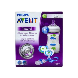 Philips Avent Σετ Δώρου με Σχέδια Ελεφαντάκια 1m+ SCD627/01