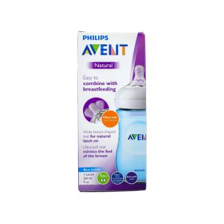 Philips Avent Μπιμπερό Natural 260ml SCF035/17 Μπλε 1 τμχ