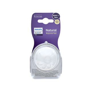 Philips Avent Natural Response Θηλές για Μπιμπερό 1m+ 3 Οπή SCY963/02 2 τμχ