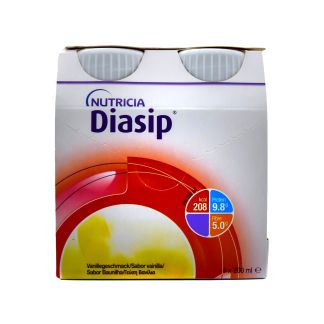 Nutricia Diasip 4 x 200ml Βανίλια για Διαβητικούς