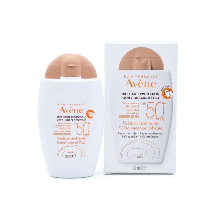 Avene Tinted Mineral Fluid SPF50+ Γαλάκτωμα με Χρώμα 40ml