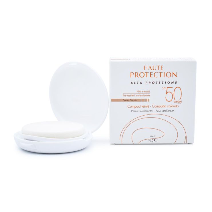 Avene Haute Protection Compact Tinted Dore SPF50 Πουδριέρα 10gr
