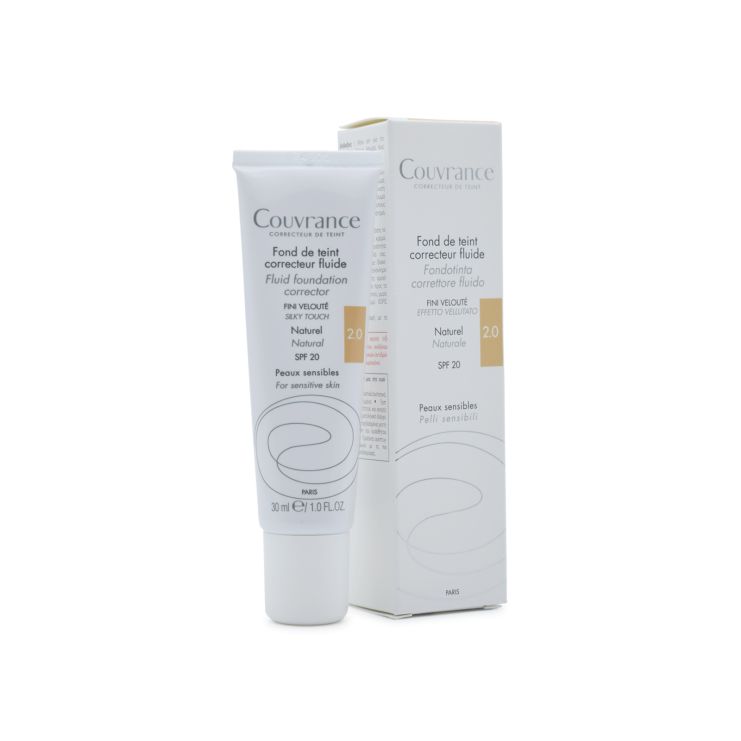 Avene Couvrance Fluid Foundation Corrector SPF20 2.0 Natural 30ml