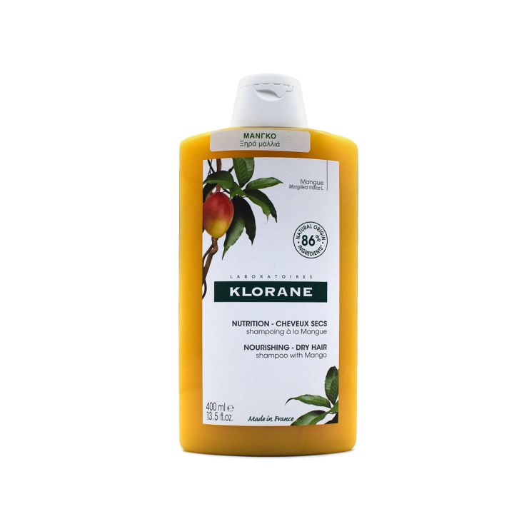Klorane Σαμπουάν με Μάνγκο Θρέψη για Ξηρά Μαλλιά 400ml