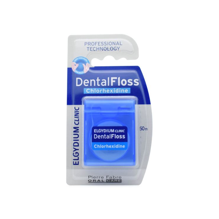 Elgydium Dental Floss Chlorhexidine 50m 