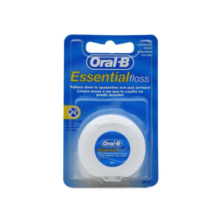Oral-B Essential Floss Κηρωμένο Οδοντικό Νήμα 50m