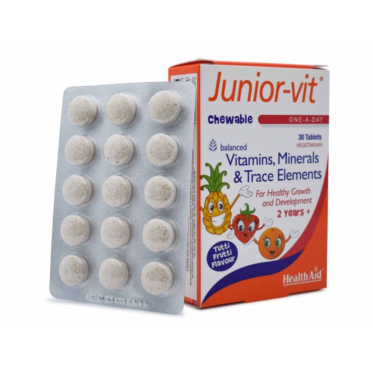 Health Aid Junior-Vit 30 μασώμενες ταμπλέτες