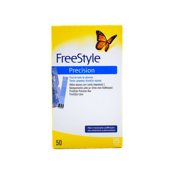 Abbott FreeStyle Precision Ταινίες Μέτρησης Σακχάρου 50 τμχ