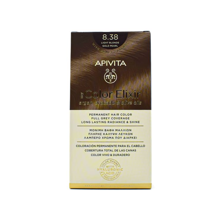 Apivita My Color Elixir 8.38 Light Blonde Gold Pearl