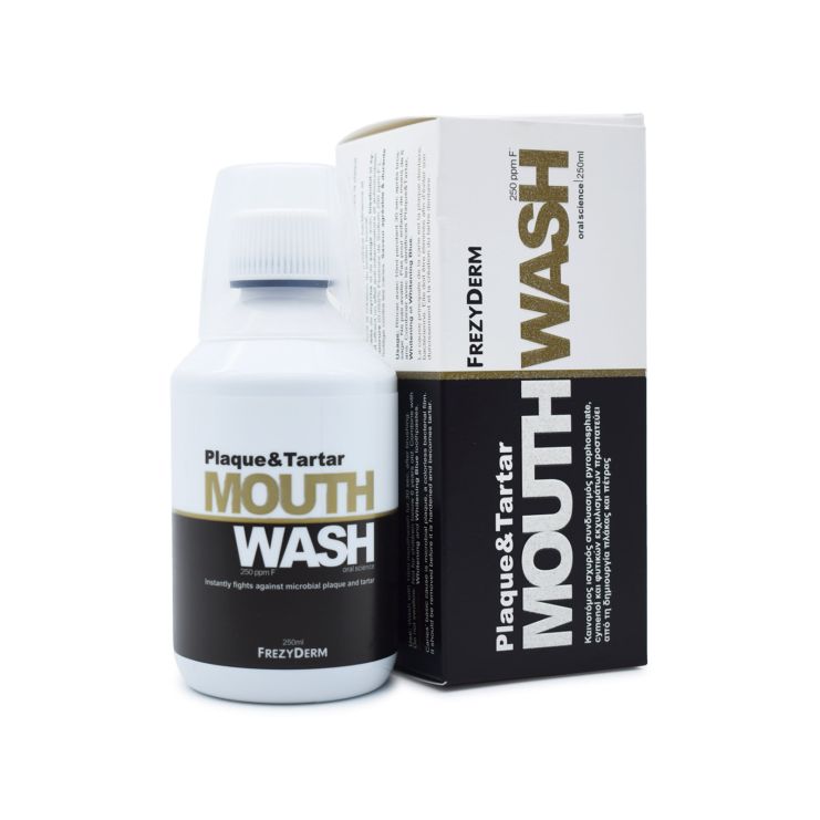Frezyderm Mouthwash Plaque & Tartar Στοματικό Διάλυμα για την Τερηδόνα 250ml