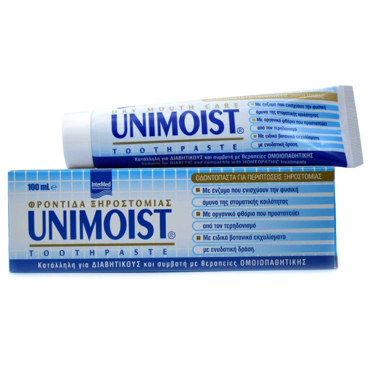 Intermed Unimoist Οδοντόκρεμα κατά της Ξηροστομίας 100ml