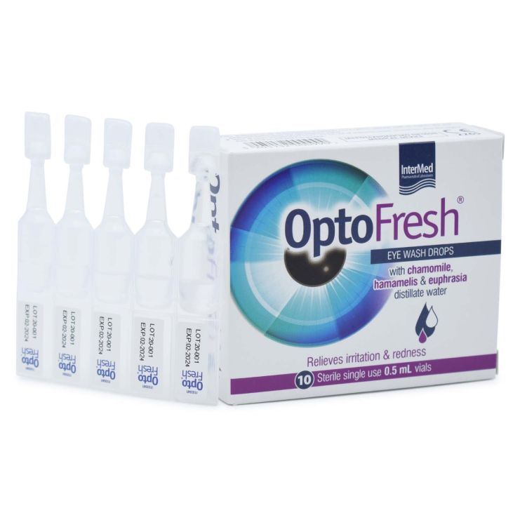 Intermed Optofresh Οφθαλμικές Σταγόνες 10 x 0.5ml