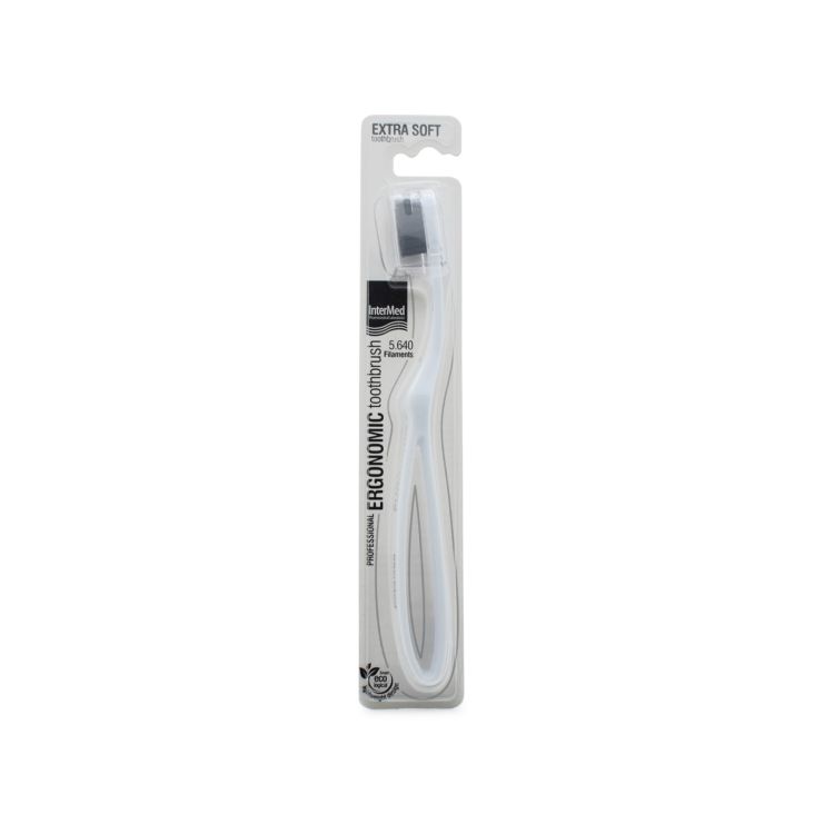 Intermed Professional Ergonomic Οδοντόβουρτσα  Soft Λευκό 1 τμχ