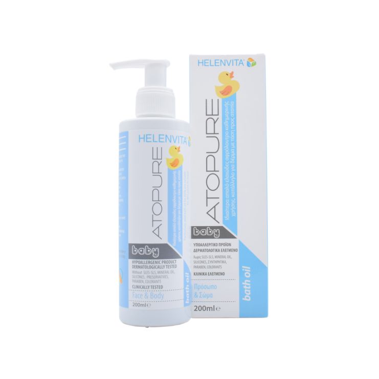 Helenvita Atopure Baby Bath Oil 200ml