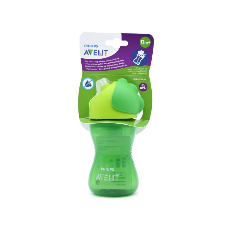 Philips Avent Bendy Straw Cup 12m+SCF798/01 Green 300ml