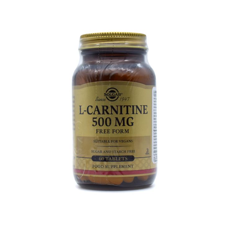 Solgar L-Carnitine 500mg 60 ταμπλέτες