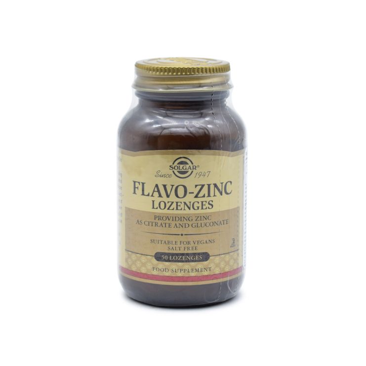 Solgar Flavo Zinc 23mg 50 παστίλιες